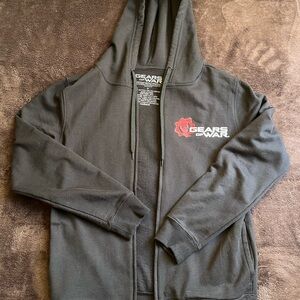 Gears of War Black Zip-Up Hoodie